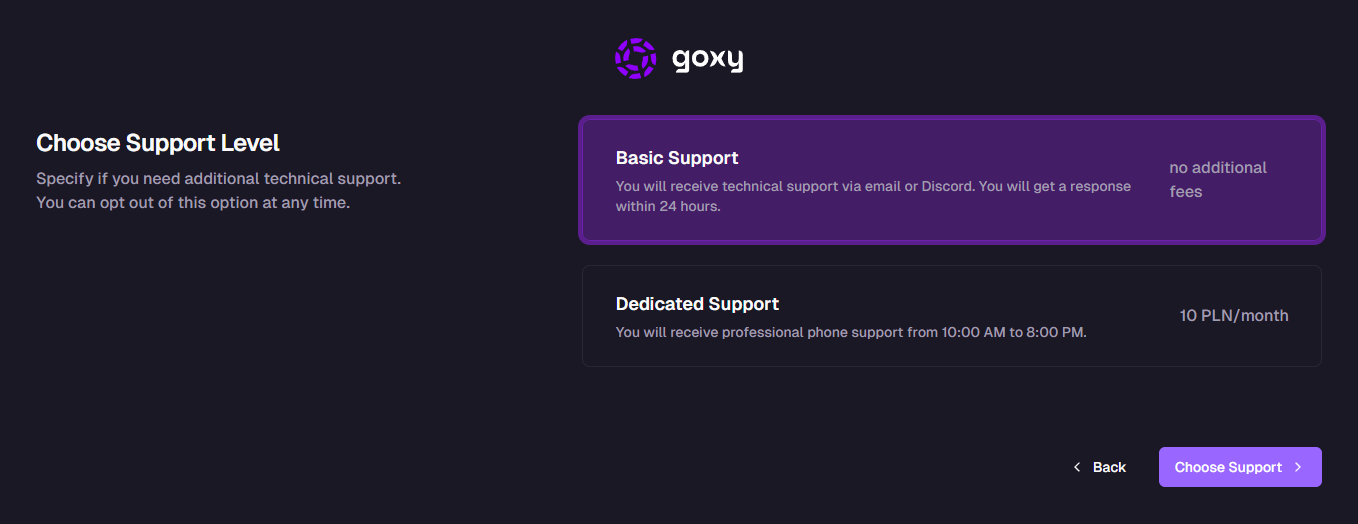 Support