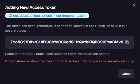 Network tokens list